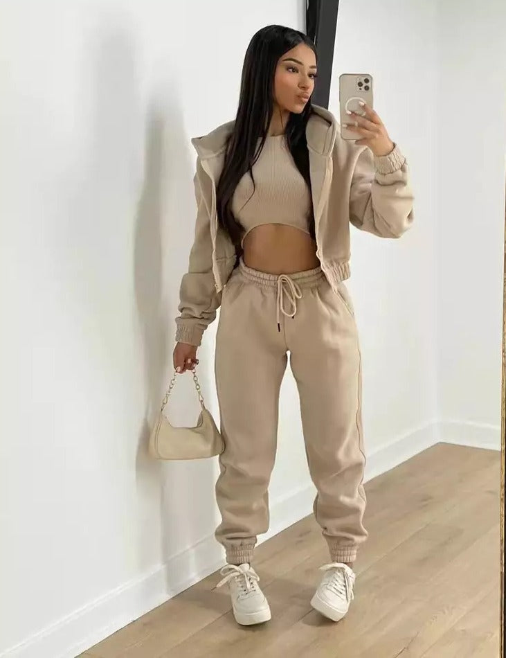 Three-Piece Tracksuit Set