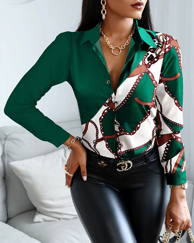 patterned Blouse