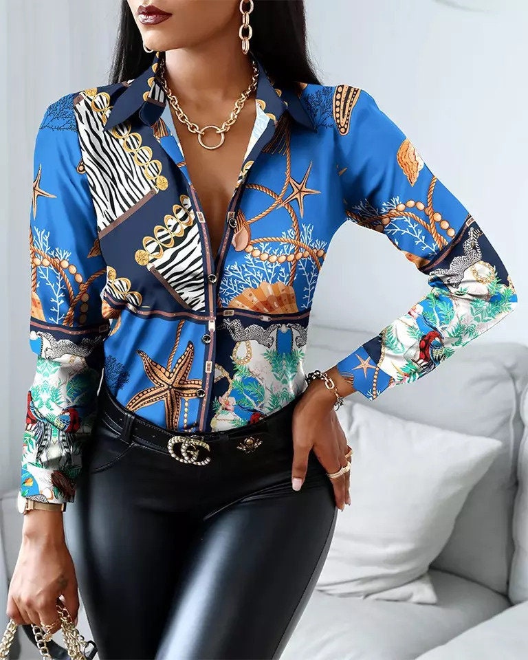 patterned Blouse